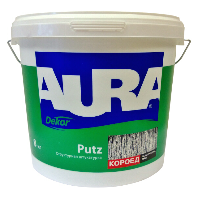 ������ ������ ���������� �����. AURA PUTZ DECOR 8��, ���� 2,5 ��, ���.4607003915773   ����