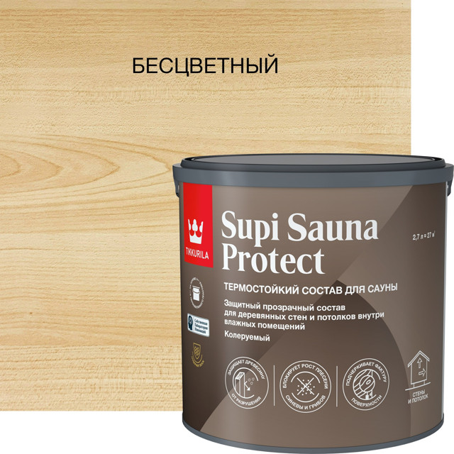 ������ ������ ������ ��� ����� TIKKIVALA Supi Sauna Protect 2,7� ����������, ���.700014051   ����