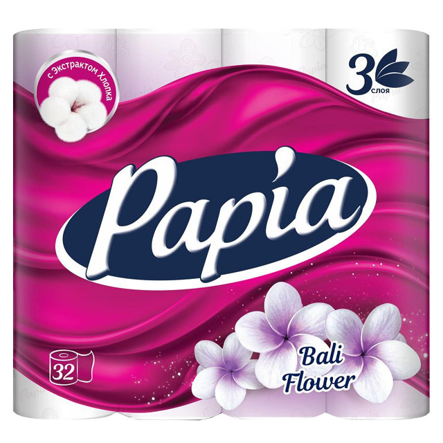 ������ ������ ������ ��������� PAPIA Bali Flower 32�� � ��. 3-������� 140 ������ ���������������   ����