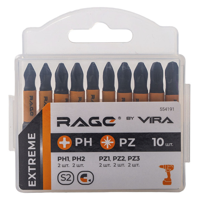 ������ ������ ����� ��� RAGE by VIRA PH1, PH2, PZ1, PZ2, PZ3 50�� 10��   ����