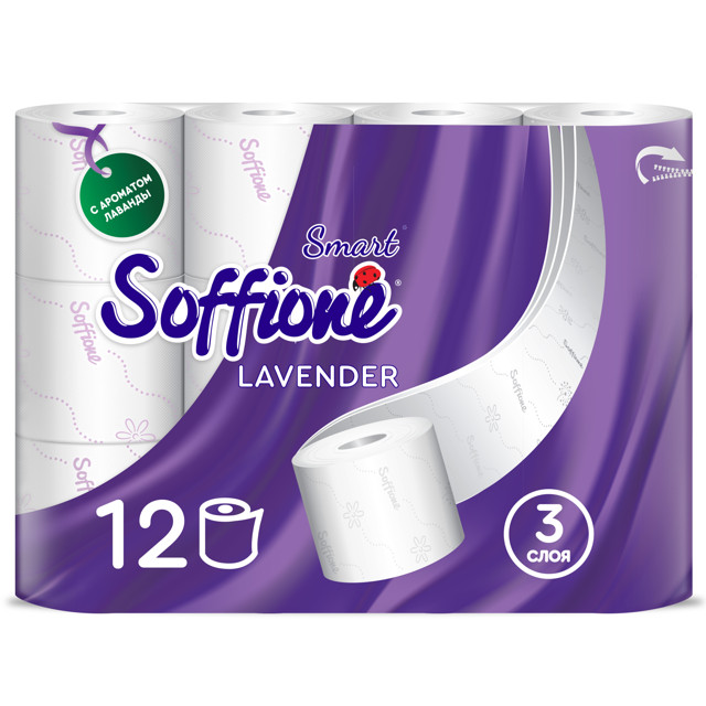 ������ ������ ������ ��������� SOFFIONE Smart Lavender 12�� � ��. 3-������� 135 ������ ������ �������   ����