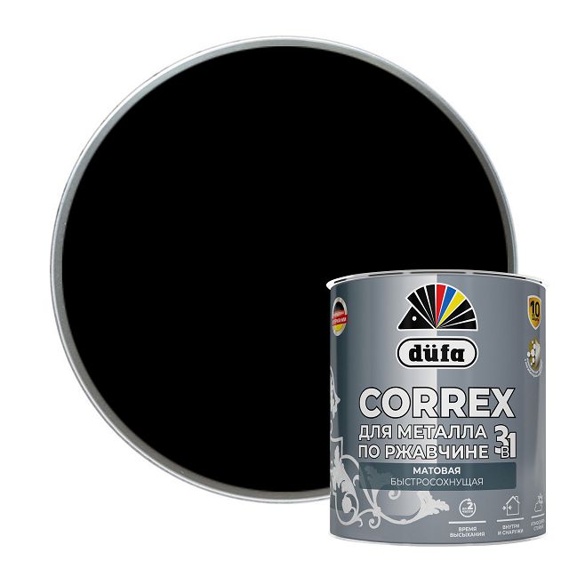 ������ ������ �����-����� DUFA Correx 3�1  RAL-9005 ������ ������� 0,75�, ���. ��00-014772   ����