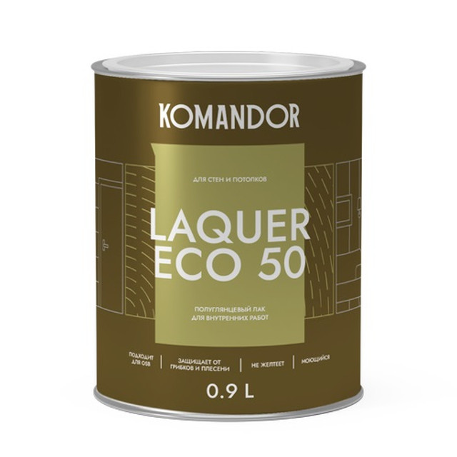 ������ ������ ��� KOMANDOR Laquer Eco 50 ��� ���� � �������� ������������� 0,9 � ����������, ���.S1318003001   ����