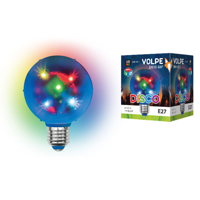 ������ ������ ����� ������ UNIEL ����� 1,5�� RGB E27 3D   ����