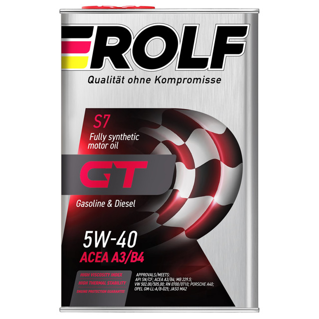 ������ ������ ����� �������� ROLF GT SAE 5W-40 API SN/CF 4�   ����