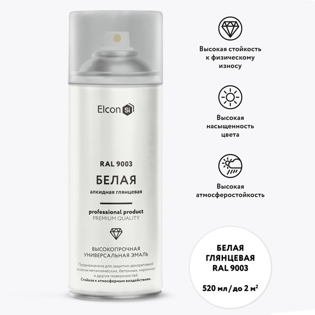 ������ ������ ����� ������������� ELCON RAL 9003 �������� ����� ��������� �������� 520 ��, ���.00-00463211   ����