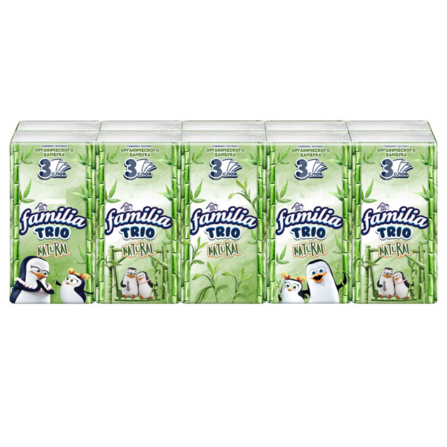 ������ ������ ������ ������� FAMILIA Trio Natural 3-������� 10�� 10��.   ����