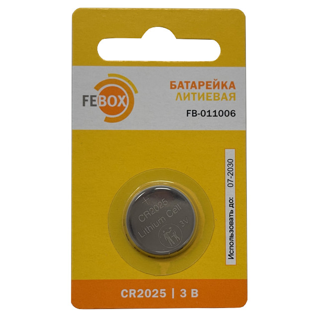 ������ ������ ��������� FEBOX CR2025 ������� 1��   ����