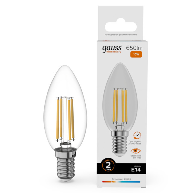 ������ ������ ����� ����������� GAUSS Filament Elementary 10�� �14 LED 650�� 2700� �����   ����