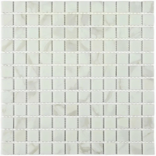 ������ ������ ������� ���������� BONAPARTE Mia white matt 30x30x0,4 ������� �����   ����