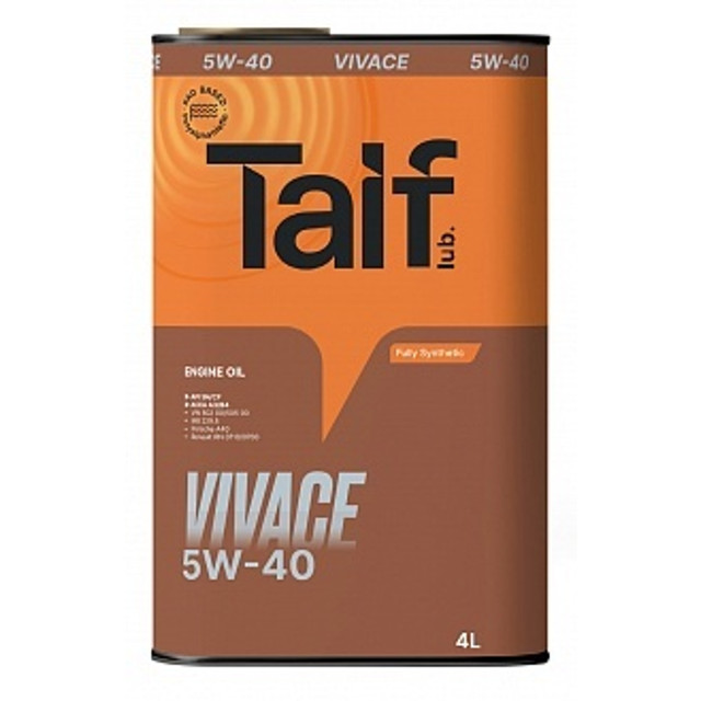 ������ ������ ����� �������� TAIF Vivace 5W-40 4�   ����