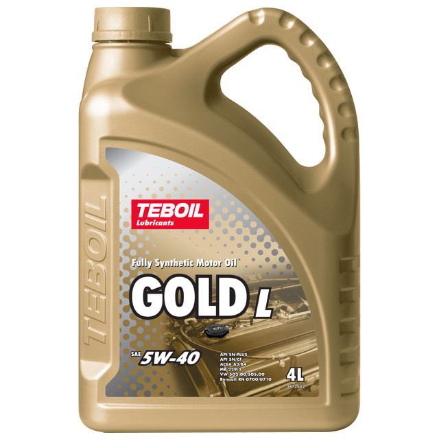 ������ ������ ����� �������� TEBOIL Gold L 5W-40 4�   ����
