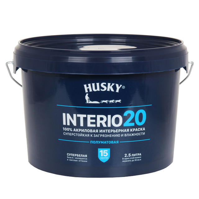 ������ ������ ������ ��������� HUSKY INTERIO 20 ��� ���� � �������� ���� � 2,5�, ���.32216   ����