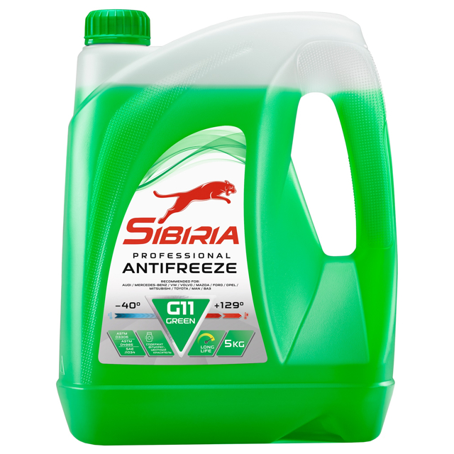 ������ ������ �������� SIBIRIA Antifreeze G11 ������� 5��   ����