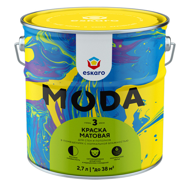 ������ ������ ������ ��������� ESKARO Moda 3 ���� � ��� ���� � �������� 2,7� �����, ���.4630042540385   ����
