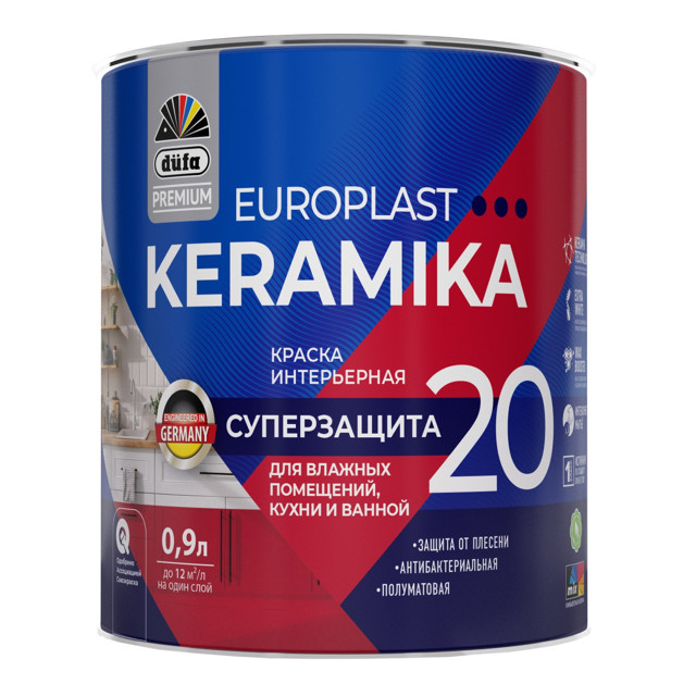 ������ ������ ������ �/� DUFA Premium EuroPlast Keramika 20 ���� 1 ��� ���� � �������� 0,9� �����, ���.��00-006970   ����