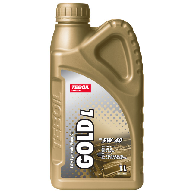 ������ ������ ����� �������� TEBOIL Gold L 5W-40 1�   ����