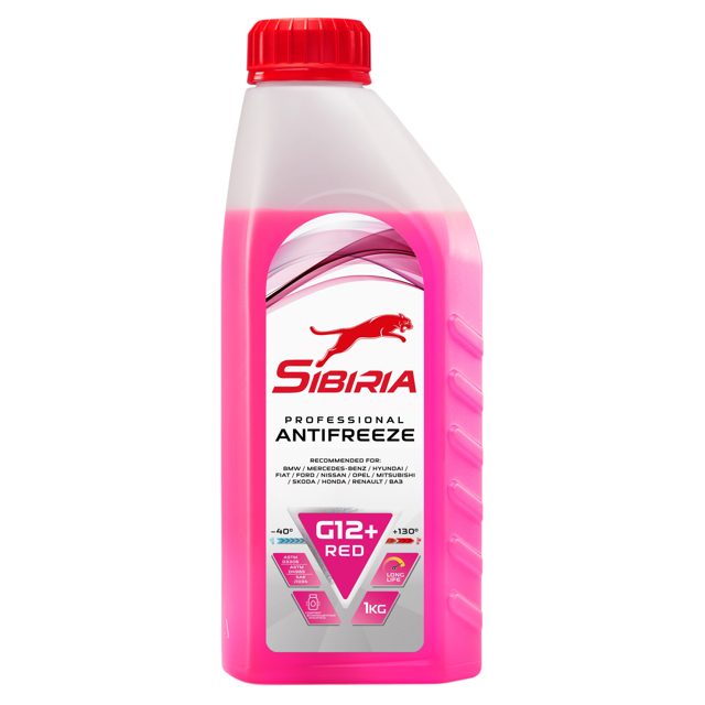 ������ ������ �������� SIBIRIA Antifreeze G12+ ������� 1��   ����
