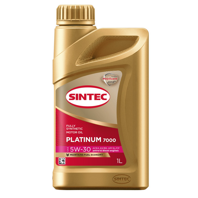 ������ ������ ����� �������� SINTEC Platinum 7000 5W-30 ACEA A5/B5 1�   ����