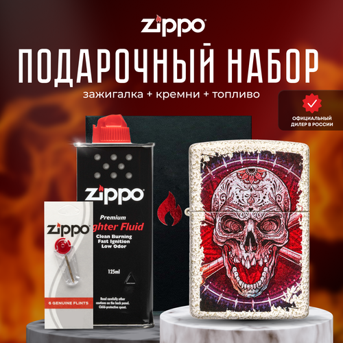   ZIPPO   (   Zippo 49410 Skull +  +  125  )   -     , -,   