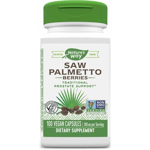  Saw Palmetto Berries 100 vcaps   -     , -,   