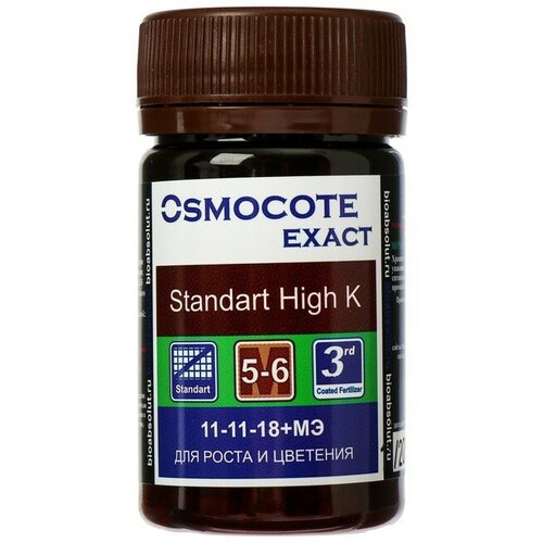    Osmocote Exact Standard High K, 5-6 , 11-11-18 + 1,5 MgO+, , 50  