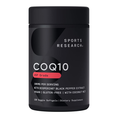������ ������ ������� Q10 100 ��, CoQ10 100 mg, Sports Research, 120 ������ ����