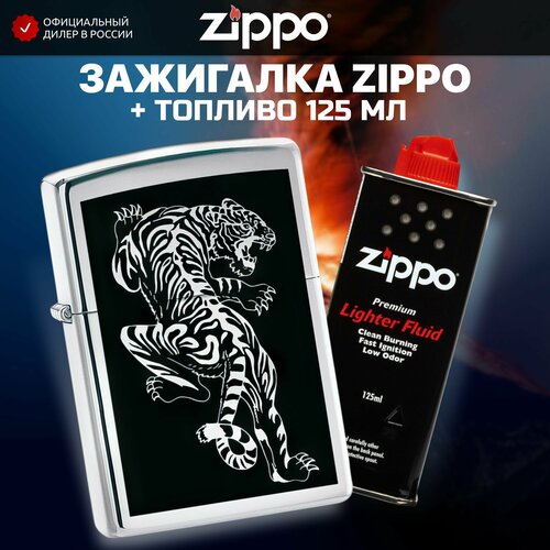    ZIPPO 207 Tigre +     125    -     , -,   