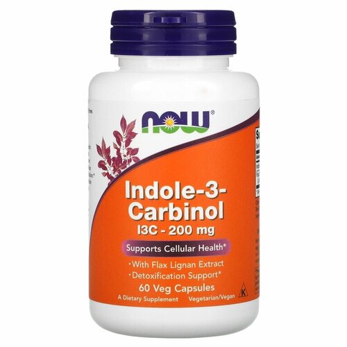  NOW Indole-3-Carbinol (-3-) 200  60  (Now Foods)   -     , -,   