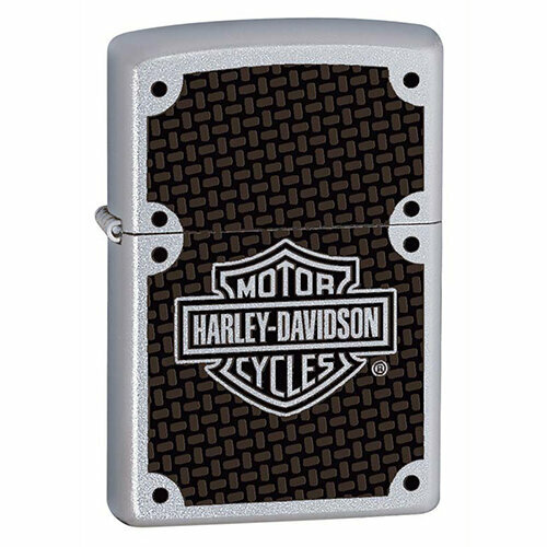   H.Davidson  . Satin Chrome  Zippo 24025 GS   -     , -,   