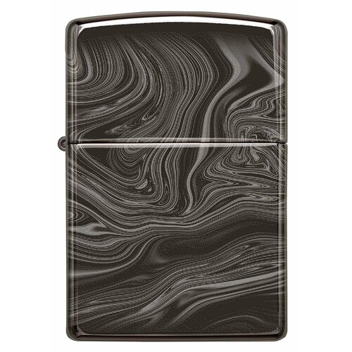 ������ ������ ������������ ���������� ��������� ZIPPO Classic 49812 Marble Pattern Design � ��������� High Polish Black - ��������� ���� ����