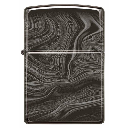     ZIPPO Classic 49812 Marble Pattern Design   High Polish Black -     -     , -,   