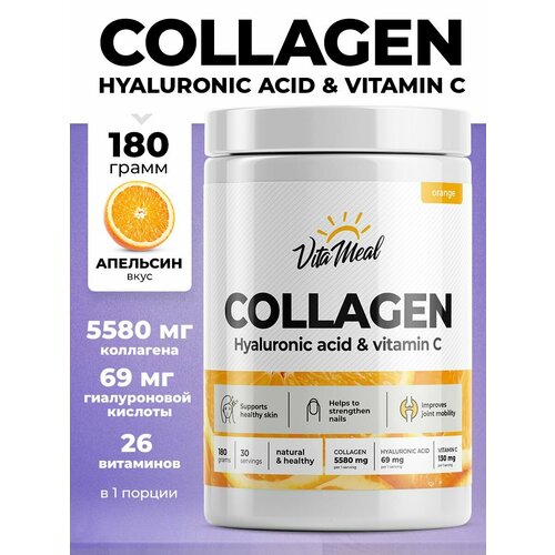          VitaMeal Collagen Hyaluronic acid + Vitamin C, 180 ,    -     , -,   