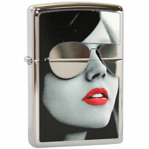   Gold Design  . High Polish Chrome  Zippo 28274 GS   -     , -,   