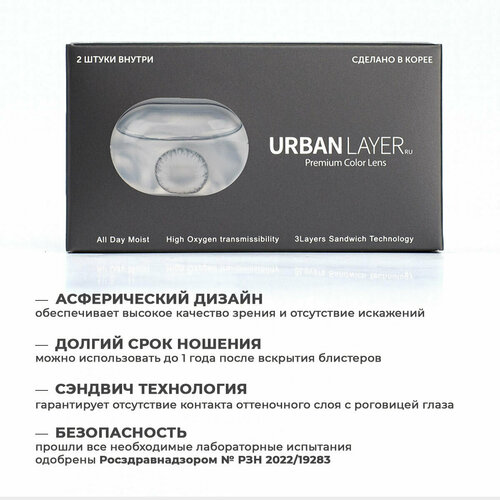 ������ ������ ���������� ����� URBAN LAYER ru Sofia, 2 ��., R 8,6, D -0,75 ����