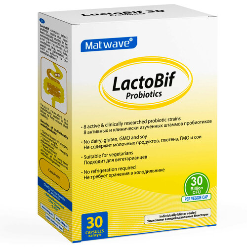 ������ ������ Matwave LactoBif Probiotics ����., 30 ���� ���, 40 �, 30 ��., �����������, 1 ��. ����