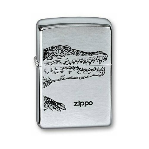   ZIPPO Alligator,   Brushed Chrome, /, , 38x13x57    -     , -,   