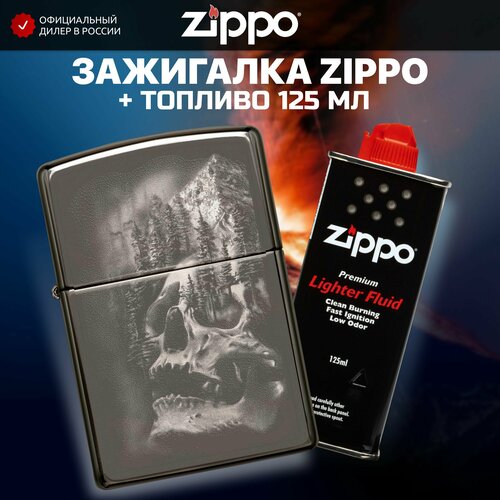    ZIPPO 49141 Skull Mountain +     125    -     , -,   