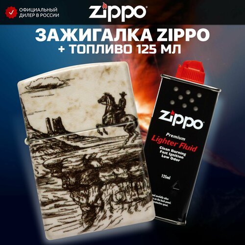    ZIPPO 48518 Wild West Scene +     125    -     , -,   