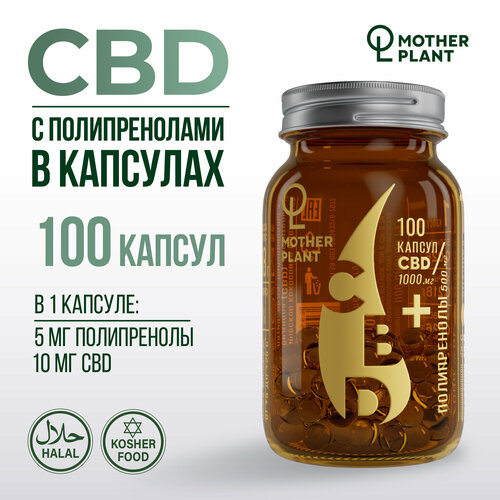 ������ ������ ����� CBD � ������������� � �������� (100 ������ �� 10 ��), Motherplant ����