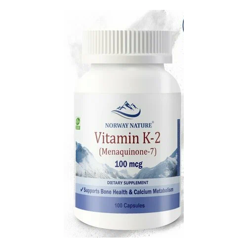  Norway Nature Vitamin K-2 Menaquinone-7 100 mcg ( K-2   MK-7 100 ) 100  (Norway Nature)   -     , -,   