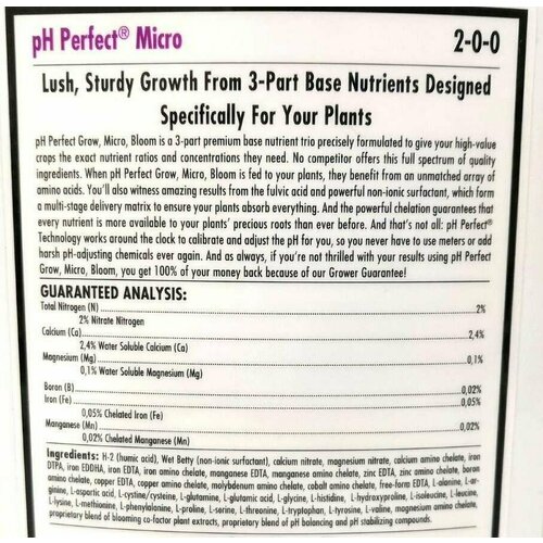������ ������ ��������� Advanced Nutrients Micro (pH perfect) 10 �. ����