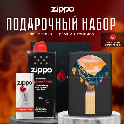   ZIPPO   (   Zippo 48676 Mountain Waterfall Design +  +  125  )   -     , -,   