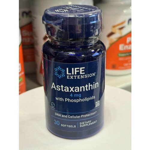 ������ ������ Life Extension Astaxanthin 4 mg, ����������� � �������������, 30 ������� ������ ����