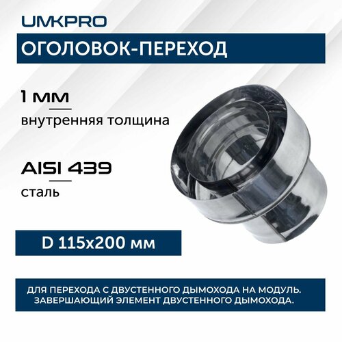 ������ ������ ��������-������� � 115�200, AISI 439/439, 1,0��/0,5��, (�), ���-2 ����