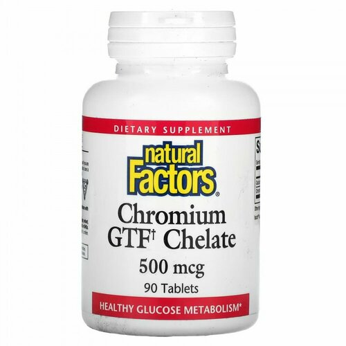 ������ ������ 3047 Natural Factors Chromium GTF Chelate ���� 500 ���. 90 ����. ����