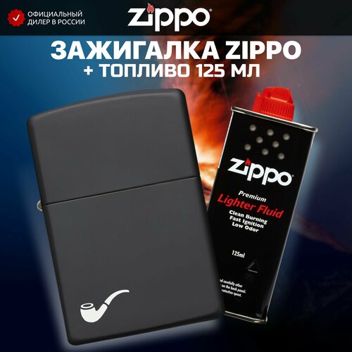     ZIPPO 218PL Pipe Black Matte +     125  