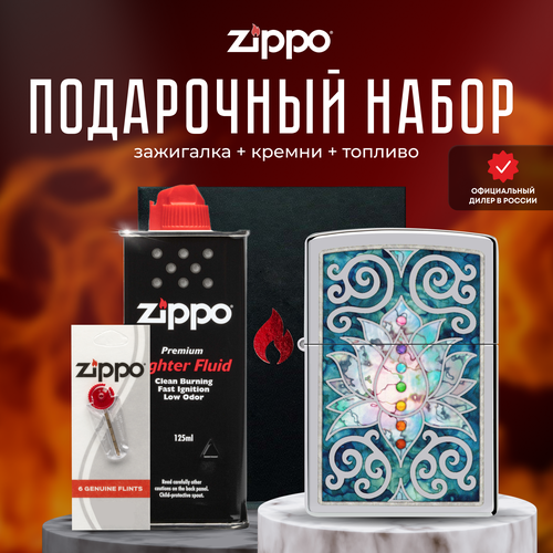   ZIPPO   (   Zippo 48592 Lotus Flower +  +  125  )   -     , -,   