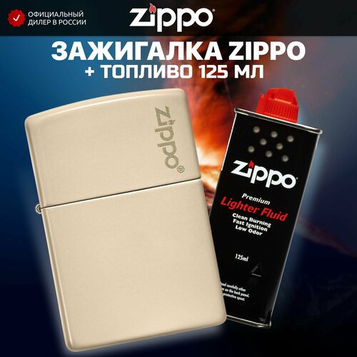    ZIPPO 49453ZL Classic Flat Sand Logo +     125    -     , -,   