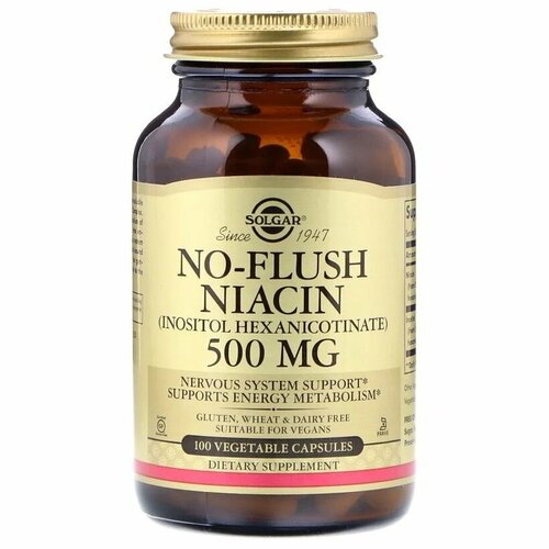 ������ ������ Solgar No-Flush Niacin (������ �� ���������� �����������) 500 �� 100 ������ ����
